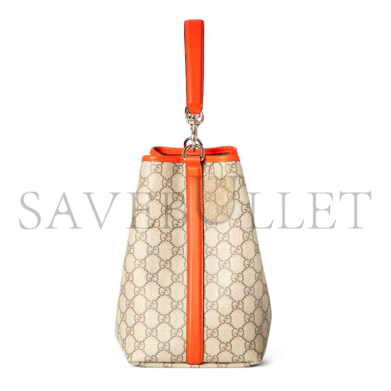 GUCCI GG EMBLEM MEDIUM BUCKET BAG 815103 (25*25*15.5cm) GUCCI GG EMBLEM MEDIUM BUCKET BAG 815103 (25*25*15.5cm)